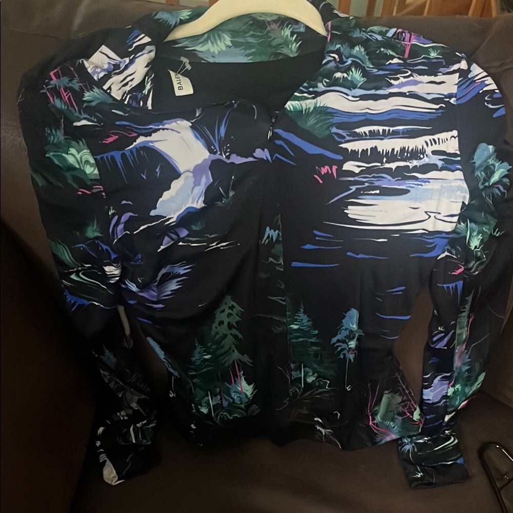 Balenciaga Multicolor Graphic Blouse